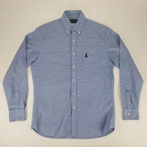 Psycho Bunny L/S Button Down Houndstooth Shirt